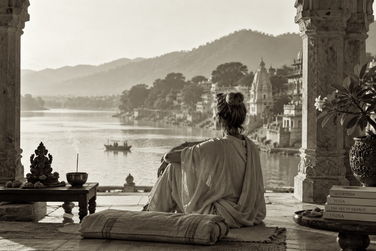 Ashram in India — silence and meditation